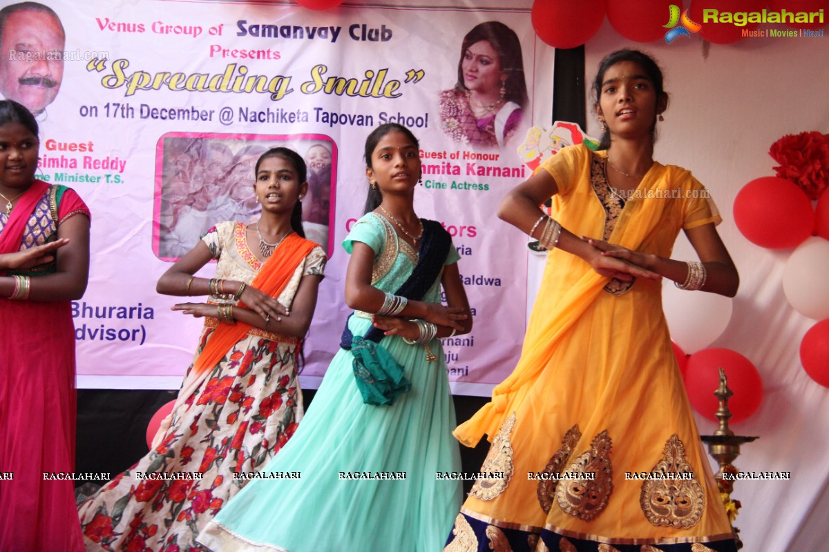 The Spreading Smiles Event by Samanvay Ladies Club at Nachiketa Tapovan School, Hyderabad