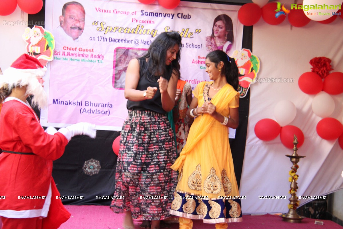 The Spreading Smiles Event by Samanvay Ladies Club at Nachiketa Tapovan School, Hyderabad