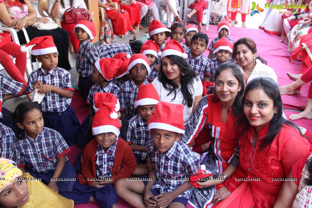 The Spreading Smiles Event by Samanvay Ladies Club at Nachiketa Tapovan School, Hyderabad