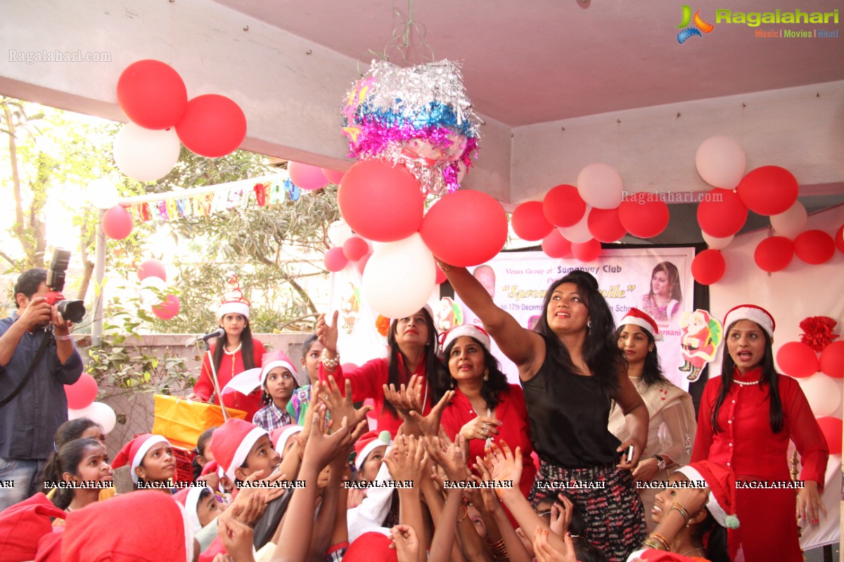 The Spreading Smiles Event by Samanvay Ladies Club at Nachiketa Tapovan School, Hyderabad