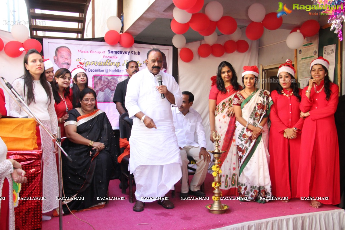 The Spreading Smiles Event by Samanvay Ladies Club at Nachiketa Tapovan School, Hyderabad