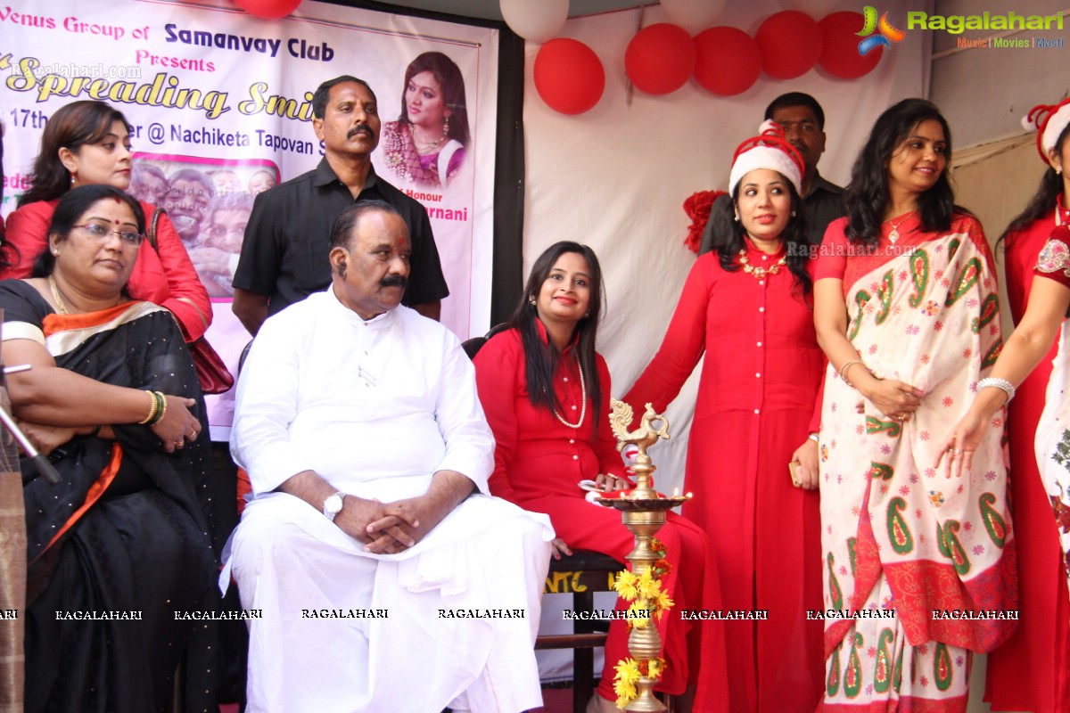 The Spreading Smiles Event by Samanvay Ladies Club at Nachiketa Tapovan School, Hyderabad