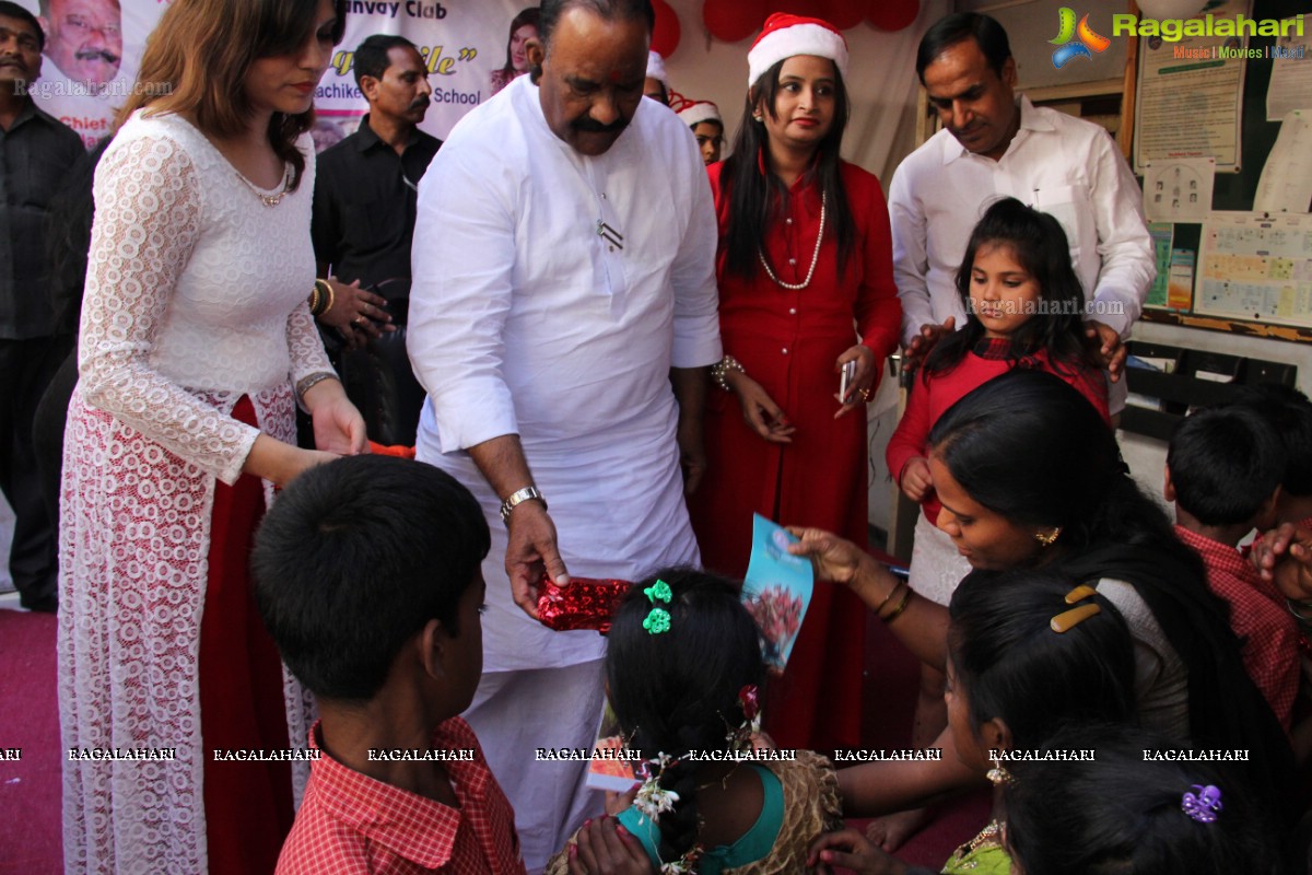 The Spreading Smiles Event by Samanvay Ladies Club at Nachiketa Tapovan School, Hyderabad