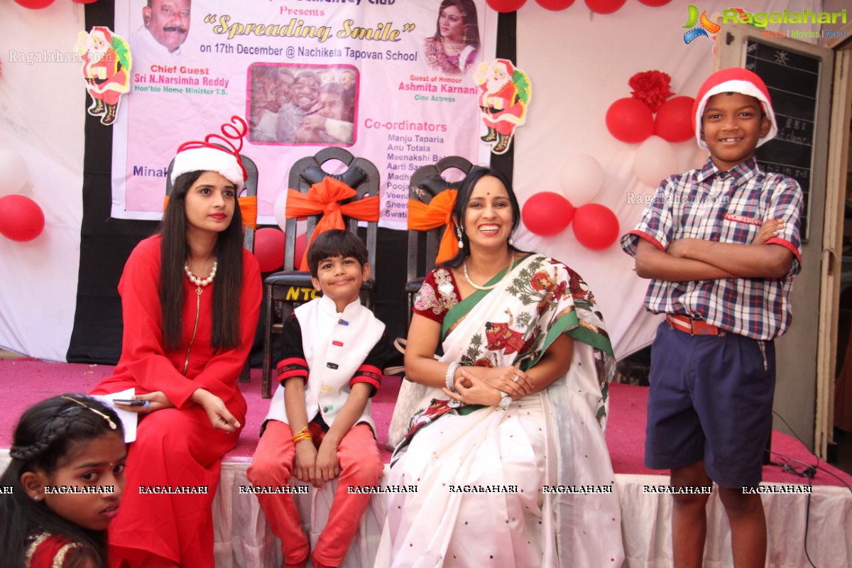 The Spreading Smiles Event by Samanvay Ladies Club at Nachiketa Tapovan School, Hyderabad