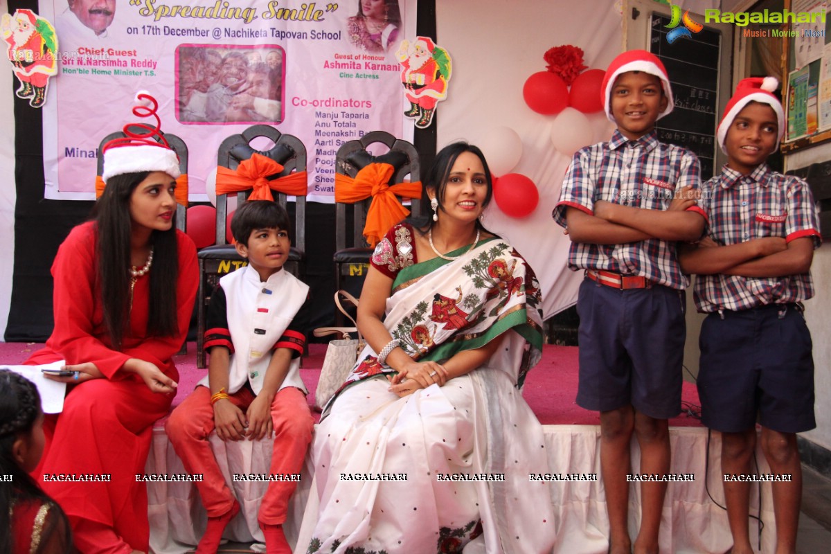 The Spreading Smiles Event by Samanvay Ladies Club at Nachiketa Tapovan School, Hyderabad