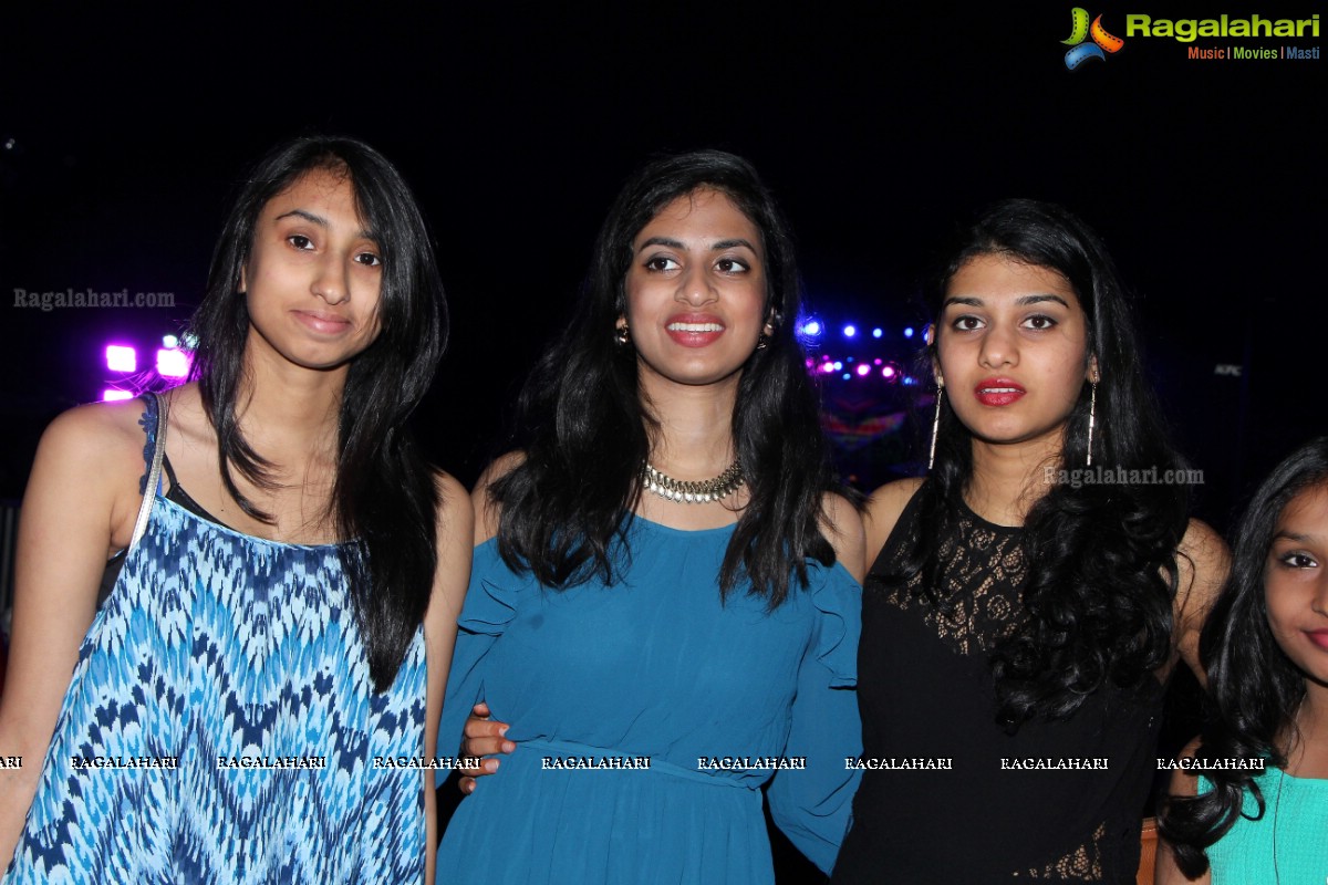 New Year Party 2016 at Sandhya Convention, Hyderabad