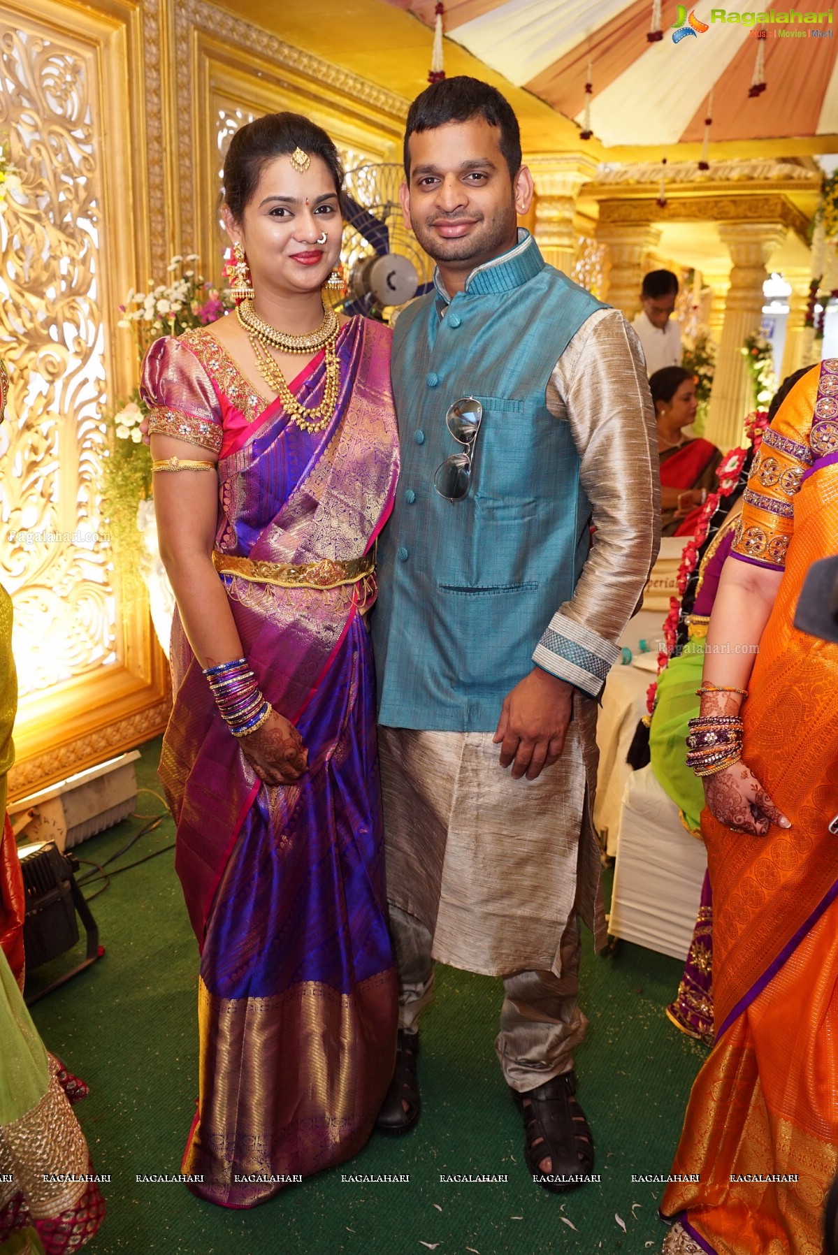 Grand Wedding of Sanjay and Divya at Imperial Gardens, Hyderabad