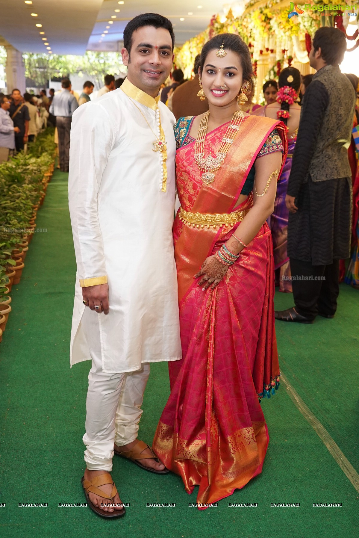 Grand Wedding of Sanjay and Divya at Imperial Gardens, Hyderabad