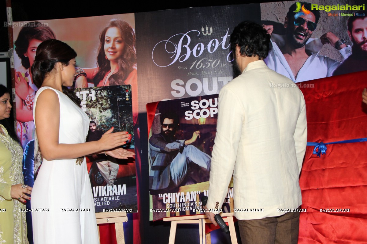 Bootz South Scope Calendar 2016 Launch by Shriya Saran and Vikram at Olive Bistro, Hyderabad