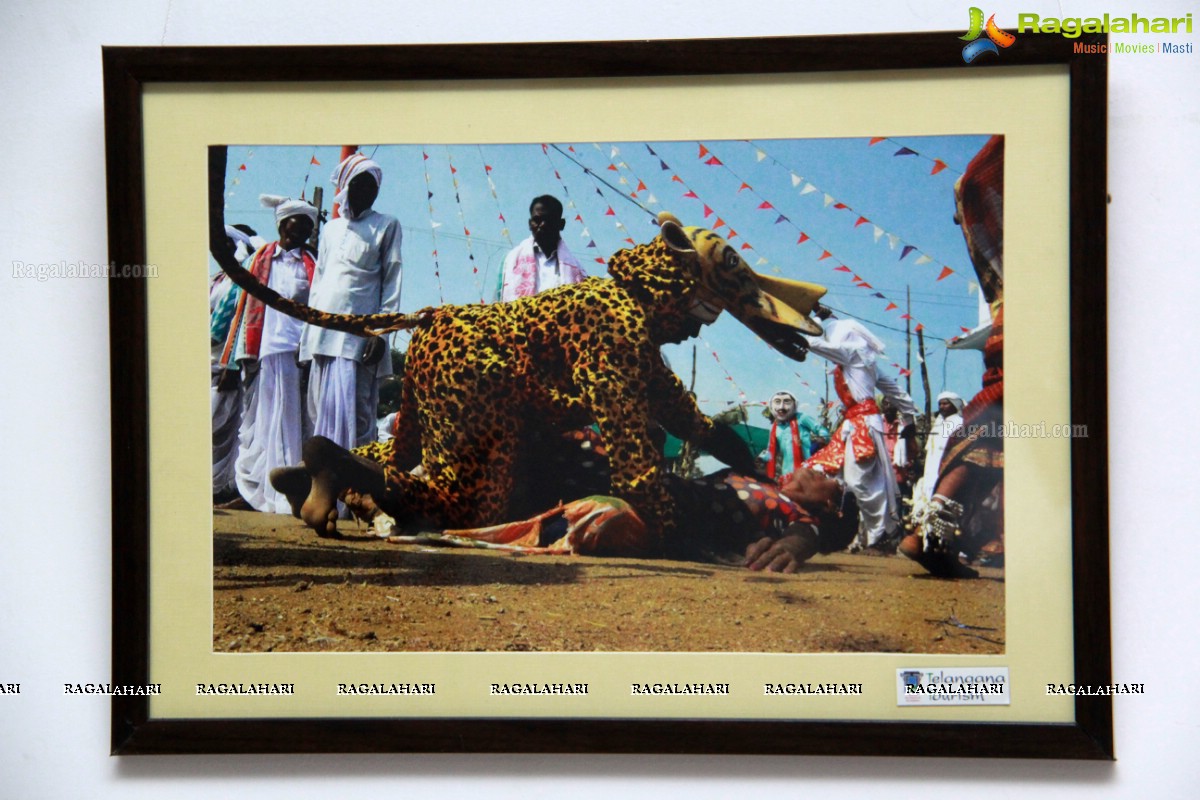 Telangana Culture and Heritage by K Ramesh Babu at State Gallery of Art, Madhapur, Hyderabad