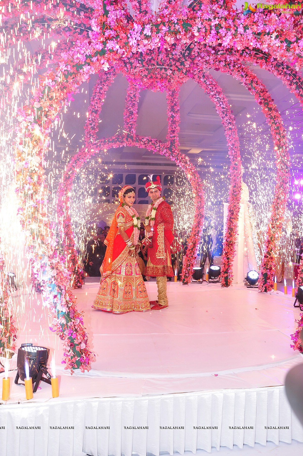 Trupti and Ankit Wedding Reception, Hyderabad