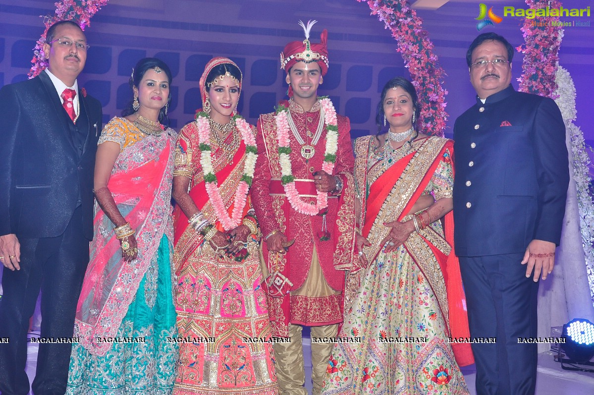 Trupti and Ankit Wedding Reception, Hyderabad