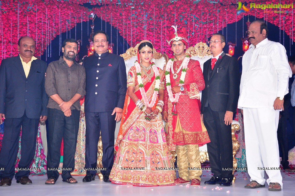 Trupti and Ankit Wedding Reception, Hyderabad