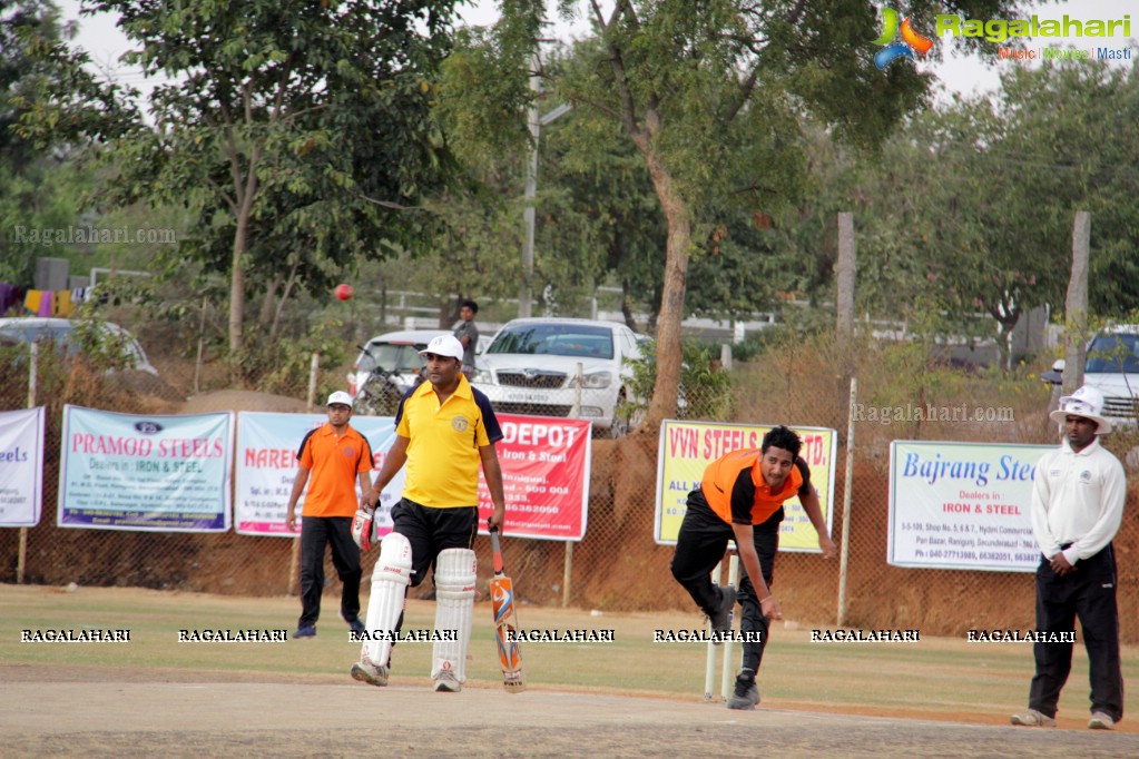 Tulsian Steel Shisma Premier League at Saraswathi Cricket Ground