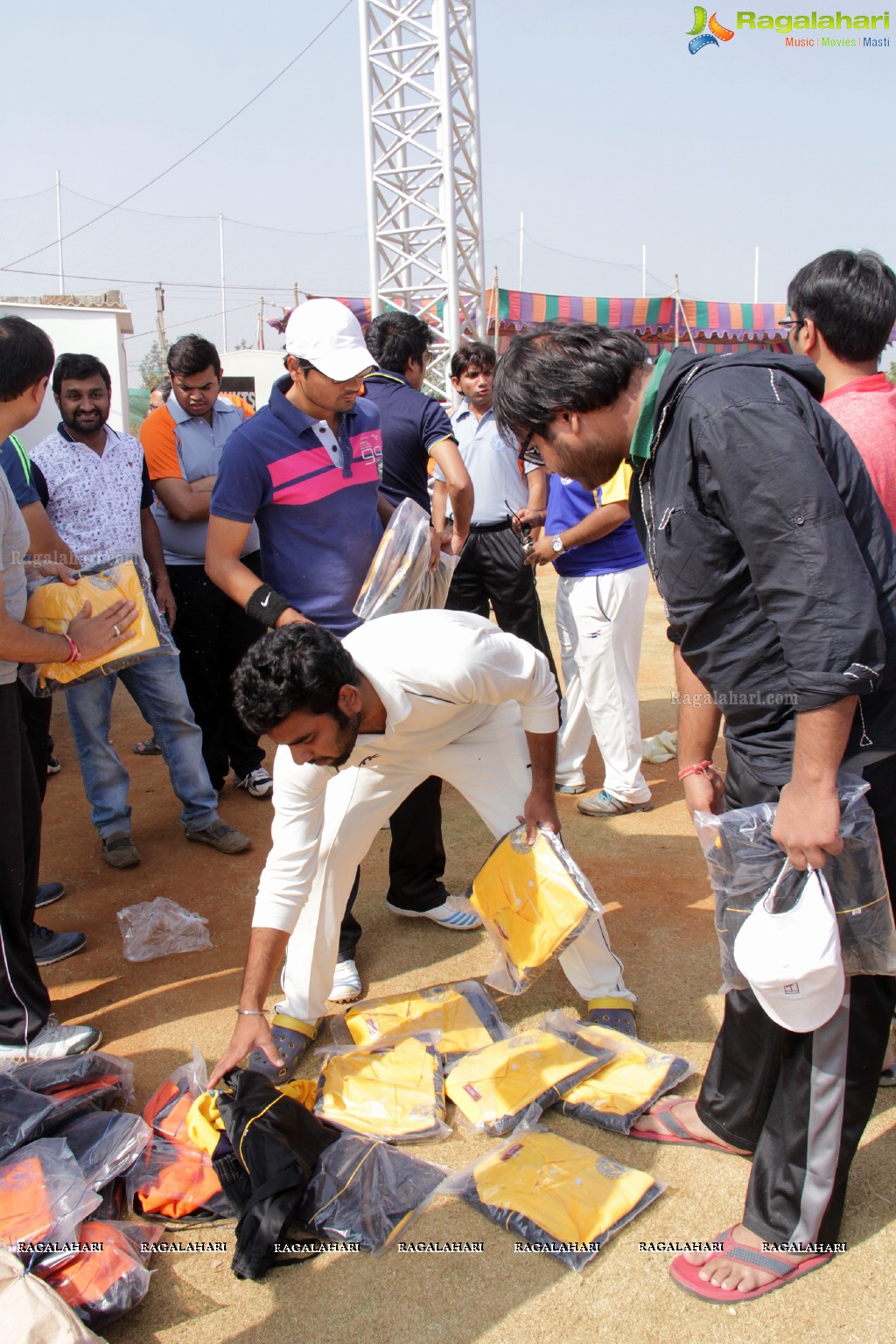 Tulsian Steel Shisma Premier League at Saraswathi Cricket Ground