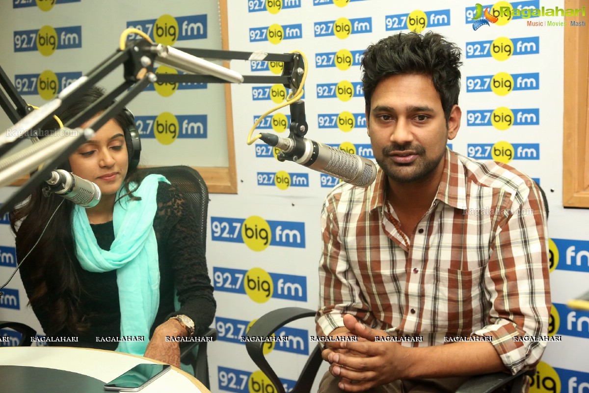 Varun Sandesh and Vithika Sheru at 92.7 Big FM, Hyderabad