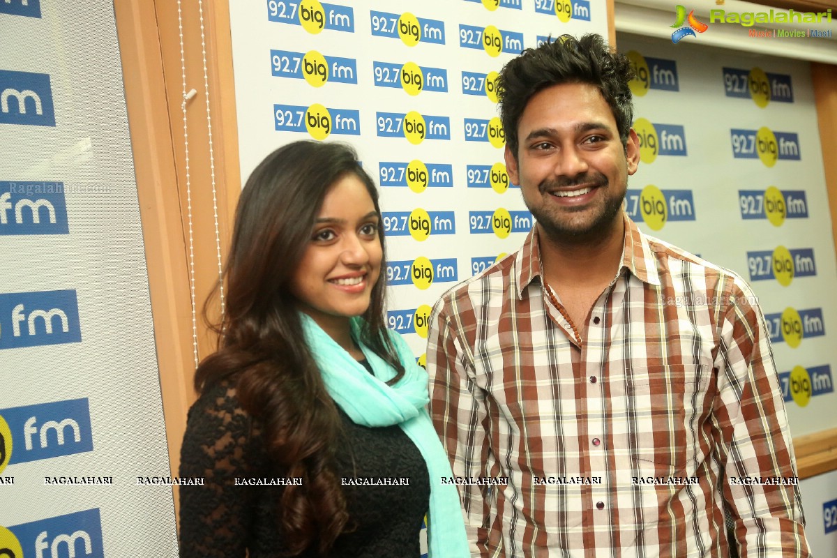 Varun Sandesh and Vithika Sheru at 92.7 Big FM, Hyderabad