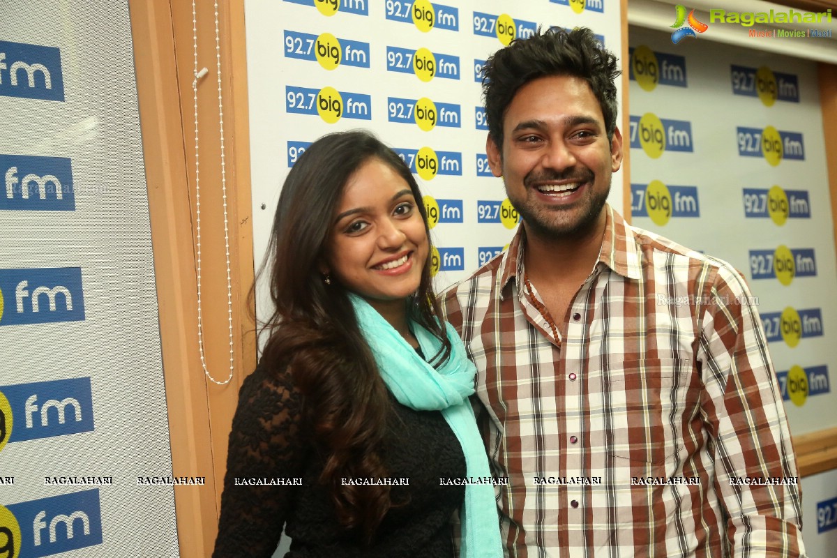 Varun Sandesh and Vithika Sheru at 92.7 Big FM, Hyderabad