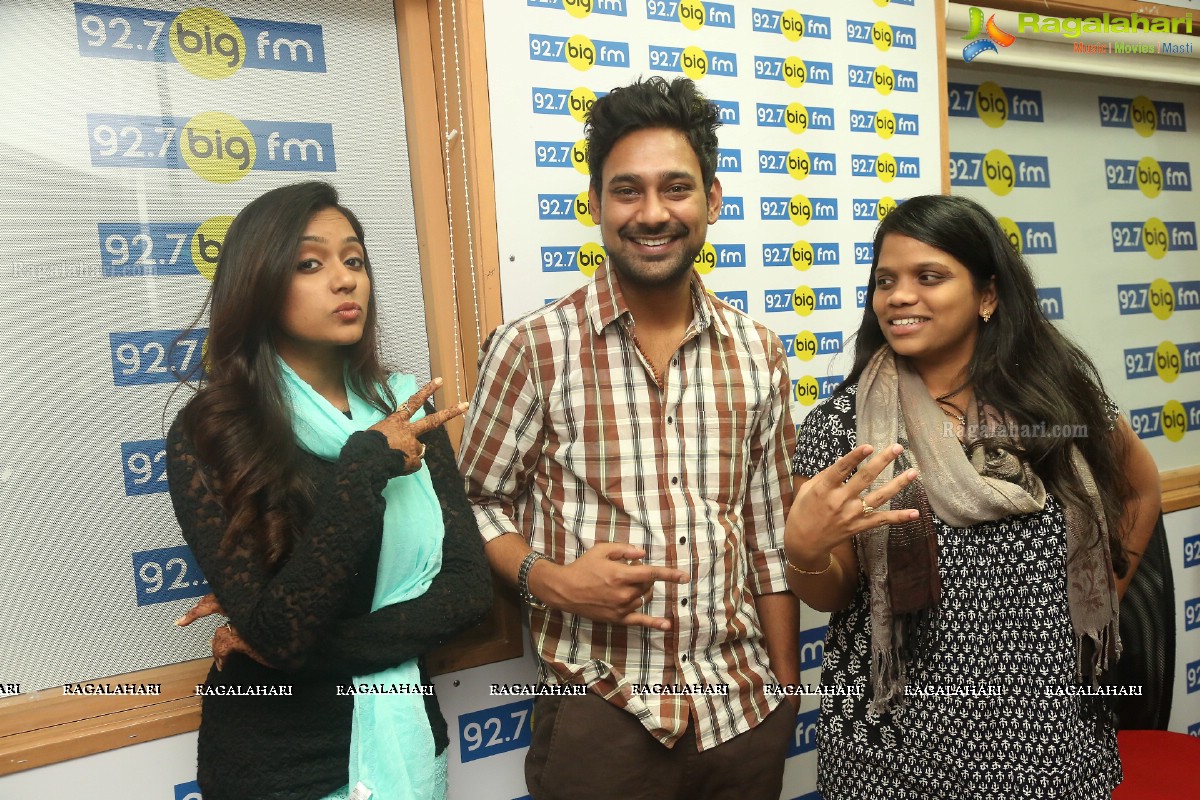 Varun Sandesh and Vithika Sheru at 92.7 Big FM, Hyderabad