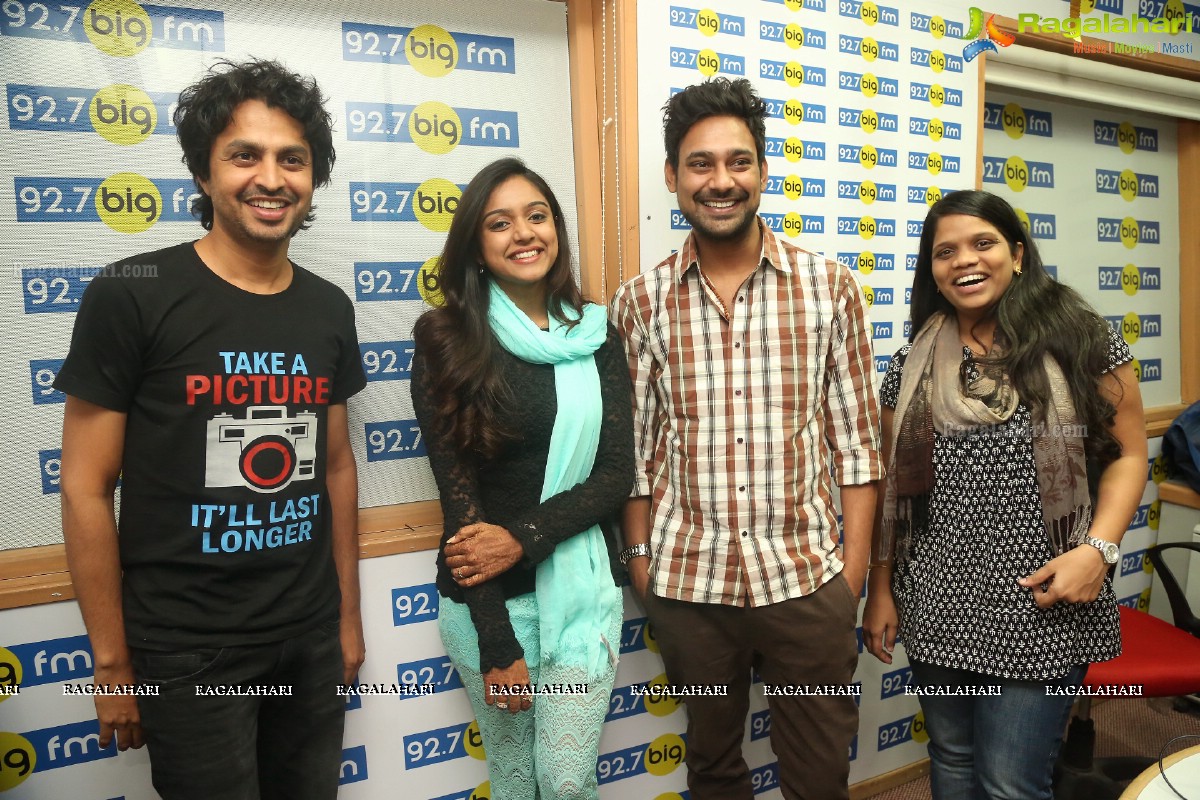 Varun Sandesh and Vithika Sheru at 92.7 Big FM, Hyderabad