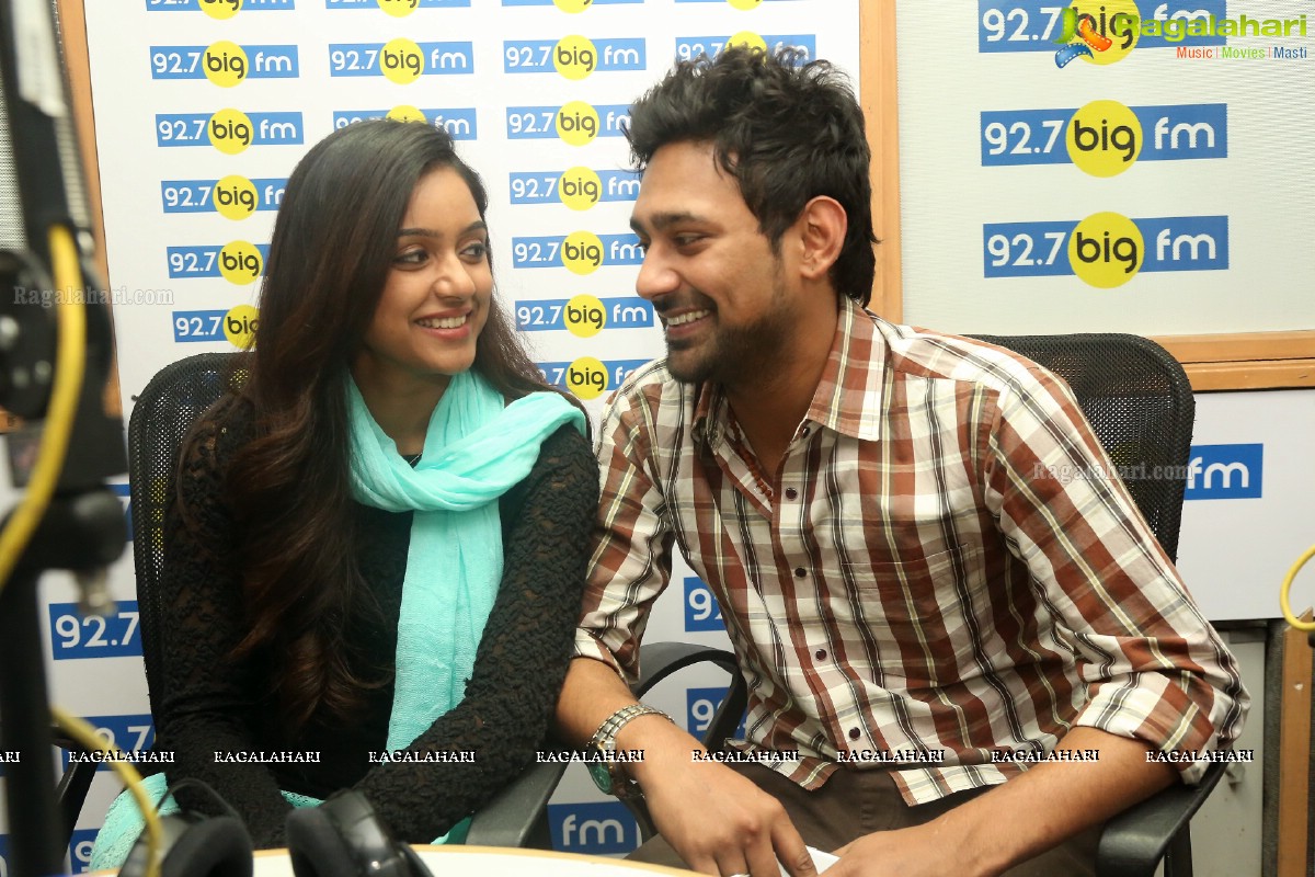 Varun Sandesh and Vithika Sheru at 92.7 Big FM, Hyderabad