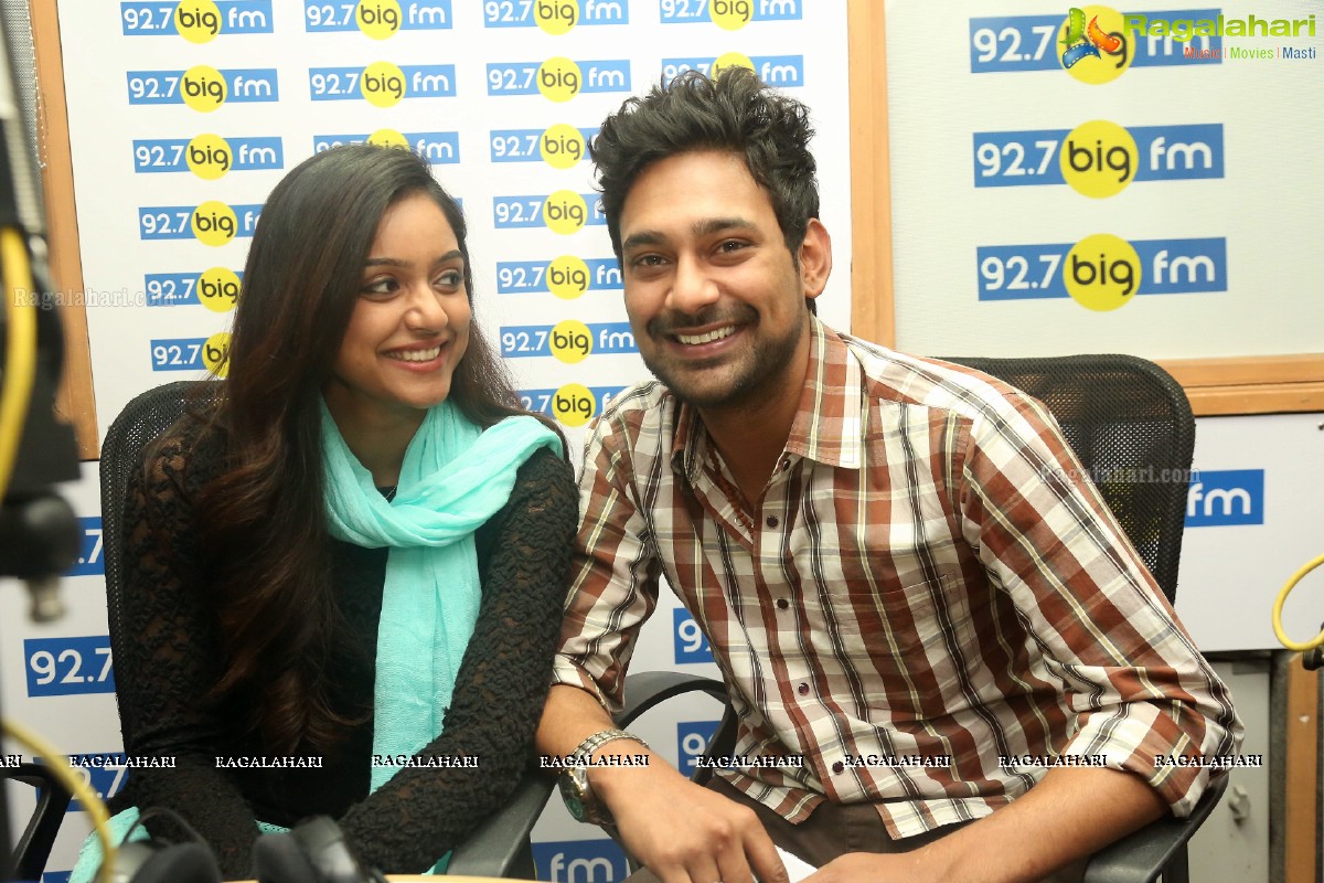 Varun Sandesh and Vithika Sheru at 92.7 Big FM, Hyderabad