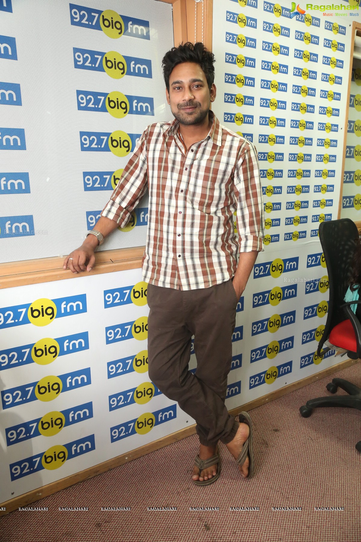 Varun Sandesh and Vithika Sheru at 92.7 Big FM, Hyderabad