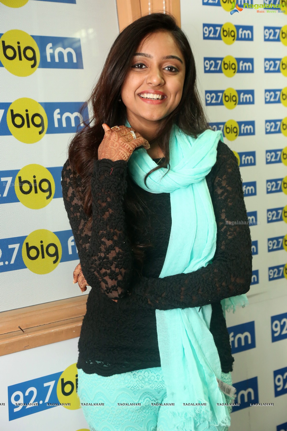 Varun Sandesh and Vithika Sheru at 92.7 Big FM, Hyderabad