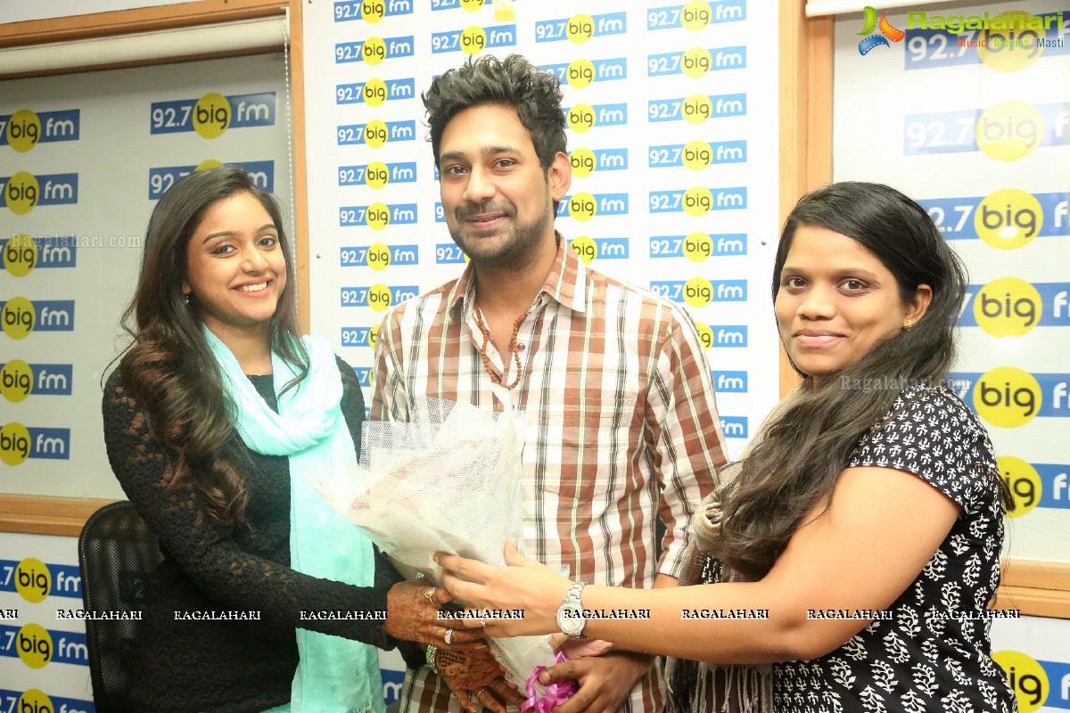 Varun Sandesh and Vithika Sheru at 92.7 Big FM, Hyderabad