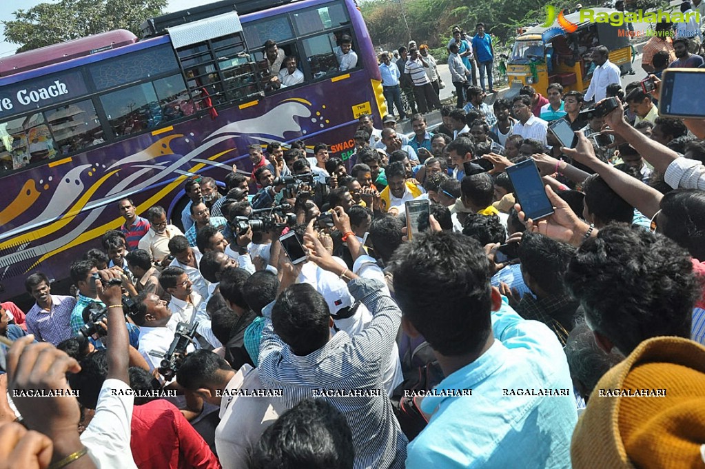 Nandamuri Balakrishna at NTR Statue, Karimnagar