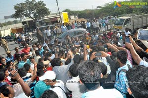 Nandamuri Balakrishna NTR Statue Karimnagar