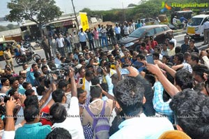 Nandamuri Balakrishna NTR Statue Karimnagar