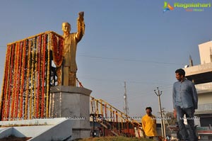 Nandamuri Balakrishna NTR Statue Karimnagar