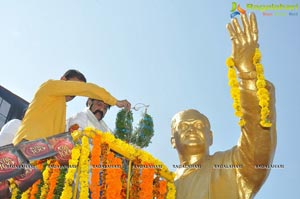 Nandamuri Balakrishna NTR Statue Karimnagar