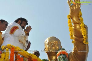 Nandamuri Balakrishna NTR Statue Karimnagar