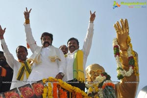 Nandamuri Balakrishna NTR Statue Karimnagar