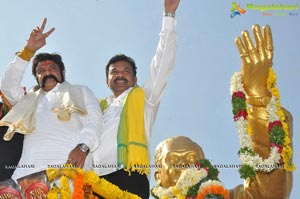 Nandamuri Balakrishna NTR Statue Karimnagar