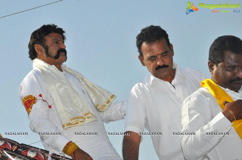 Nandamuri Balakrishna at NTR Statue, Karimnagar