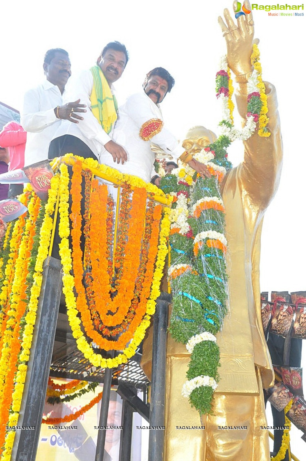 Nandamuri Balakrishna at NTR Statue, Karimnagar