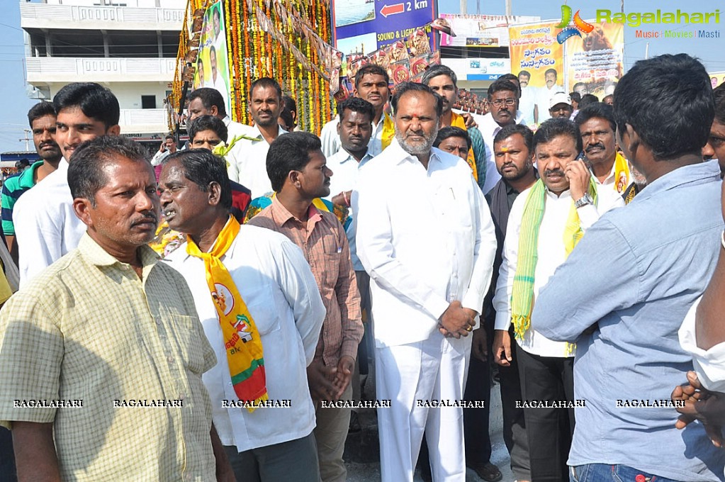 Nandamuri Balakrishna at NTR Statue, Karimnagar