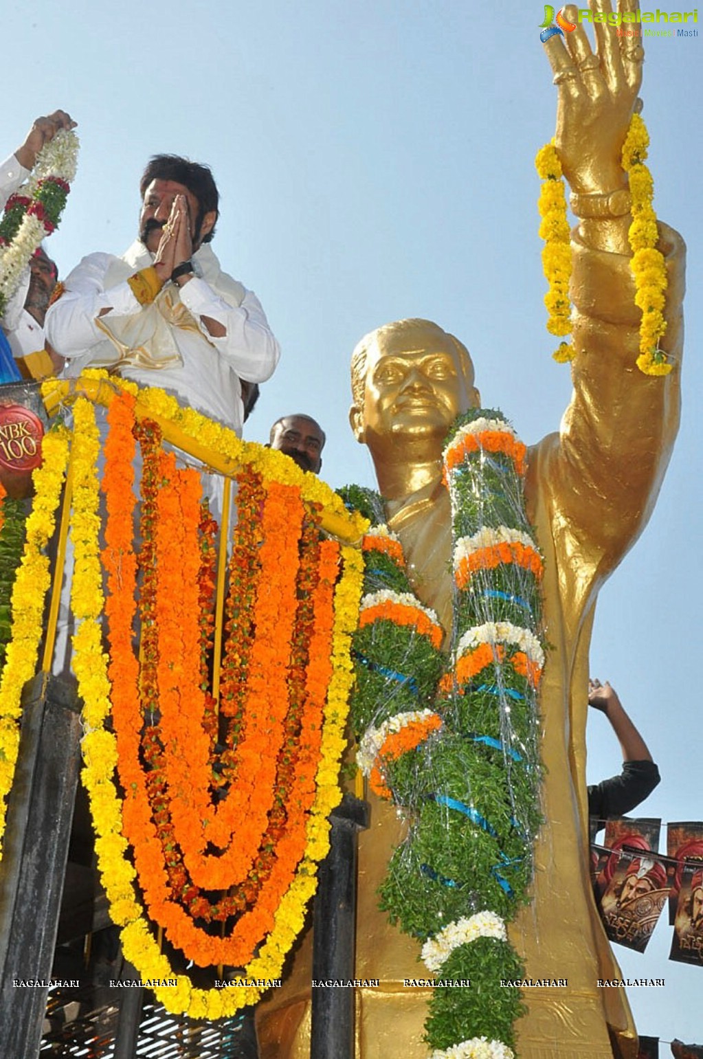 Nandamuri Balakrishna at NTR Statue, Karimnagar