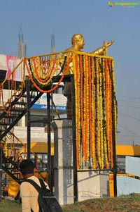 Nandamuri Balakrishna NTR Statue Karimnagar