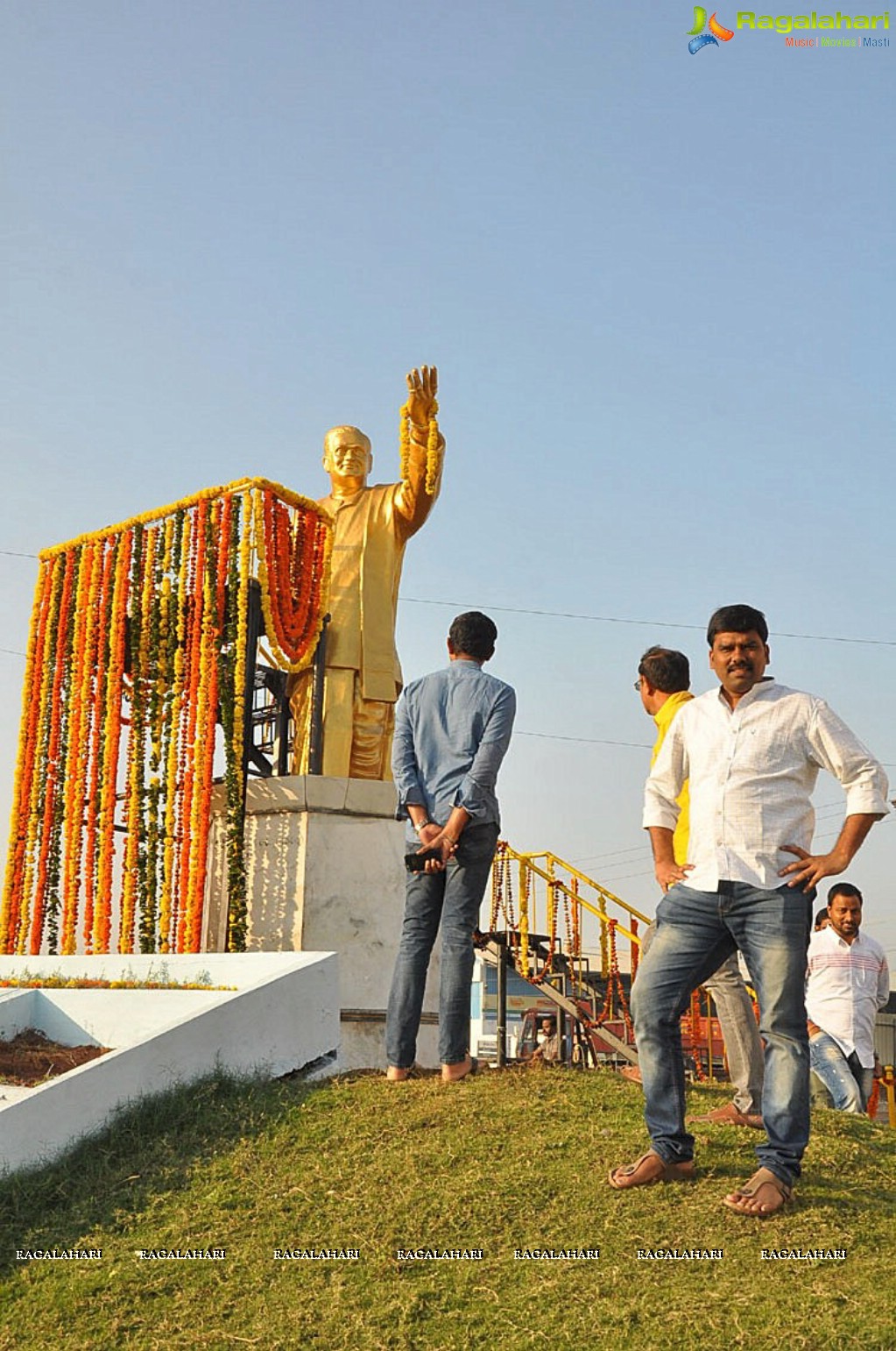 Nandamuri Balakrishna at NTR Statue, Karimnagar