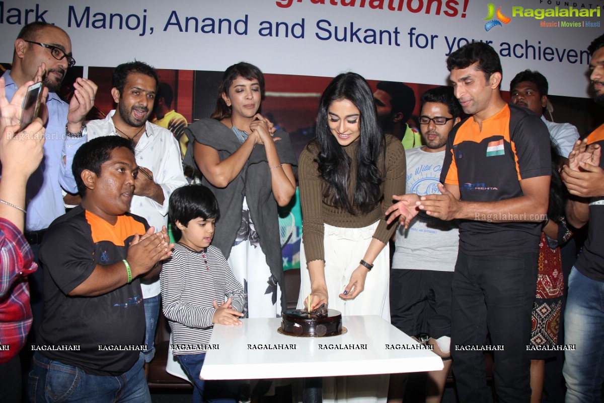 Aditya Mehta Foundation Felicitation to Asian Para Badminton Championshop Medalists at Inorbit Mall, Hyderabad