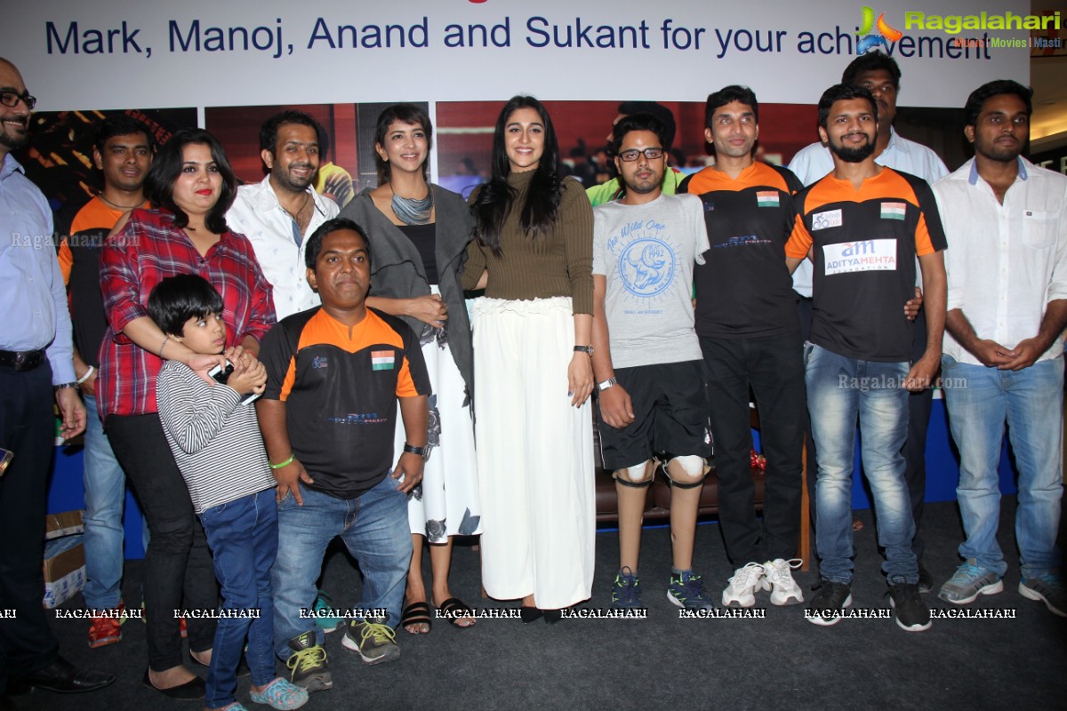 Aditya Mehta Foundation Felicitation to Asian Para Badminton Championshop Medalists at Inorbit Mall, Hyderabad