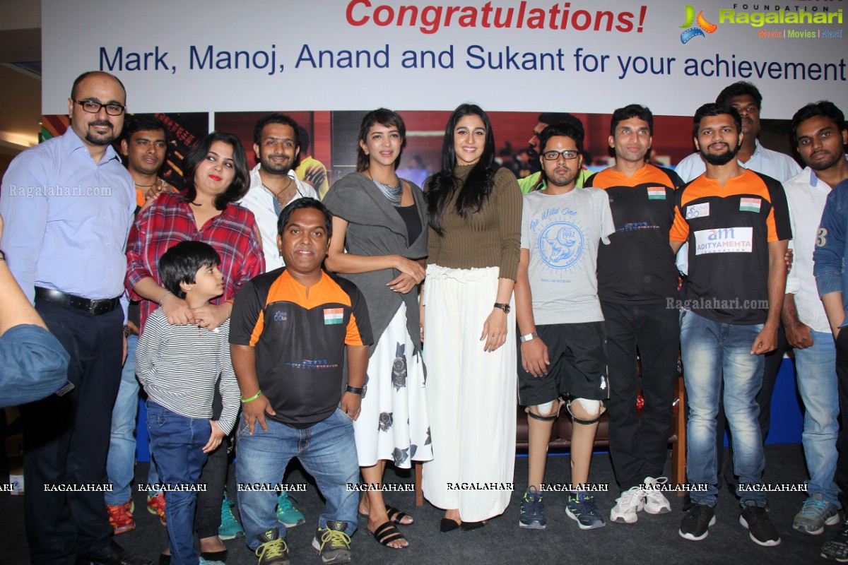 Aditya Mehta Foundation Felicitation to Asian Para Badminton Championshop Medalists at Inorbit Mall, Hyderabad