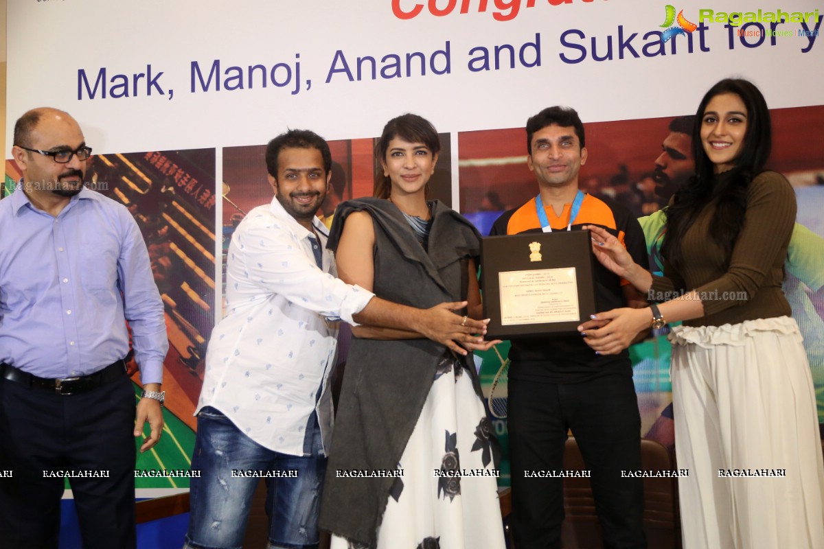 Aditya Mehta Foundation Felicitation to Asian Para Badminton Championshop Medalists at Inorbit Mall, Hyderabad