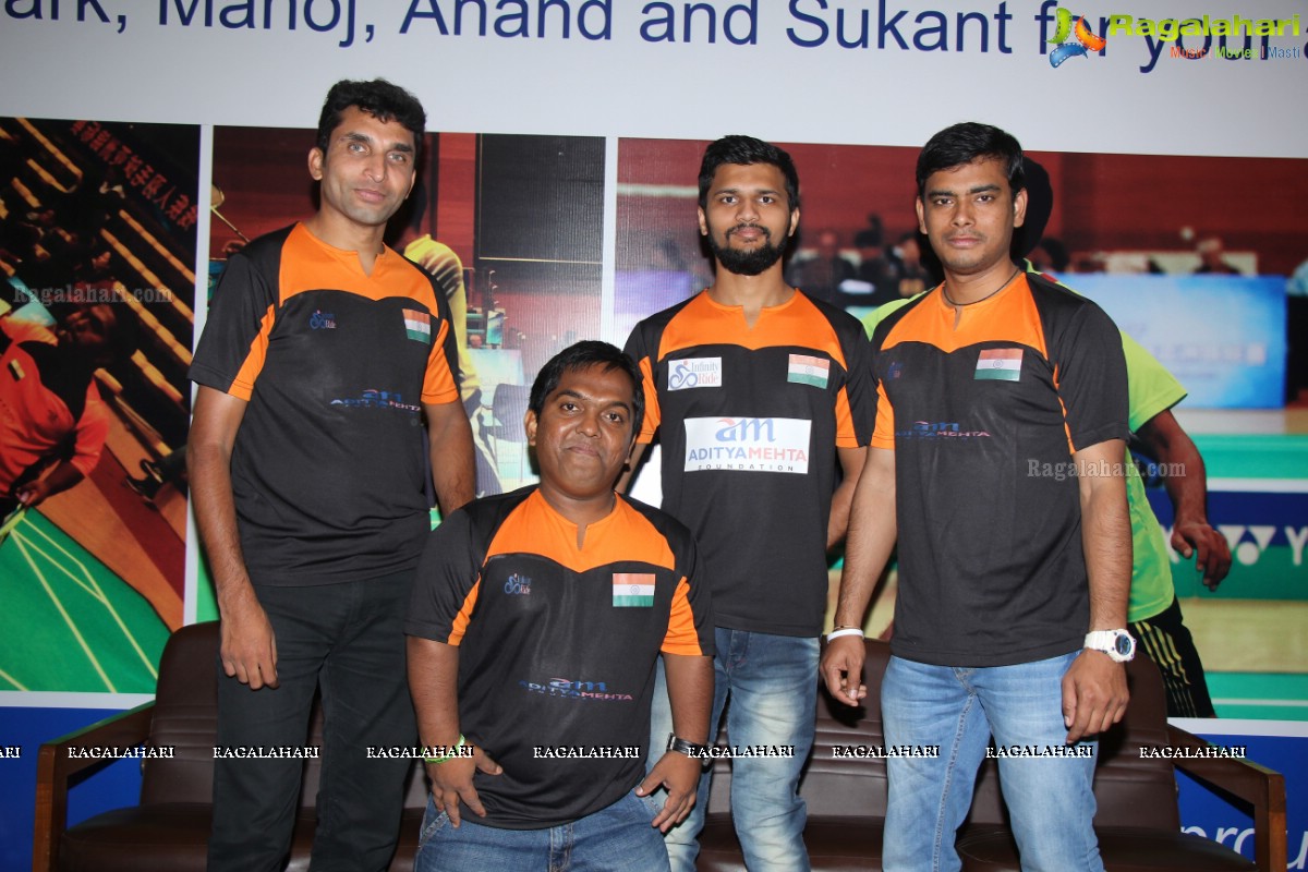 Aditya Mehta Foundation Felicitation to Asian Para Badminton Championshop Medalists at Inorbit Mall, Hyderabad