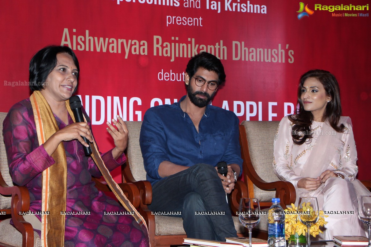 Aishwaryaa Rajinikanth Dhanush's Standing on an Apple Box Book Launch at Taj Krishna