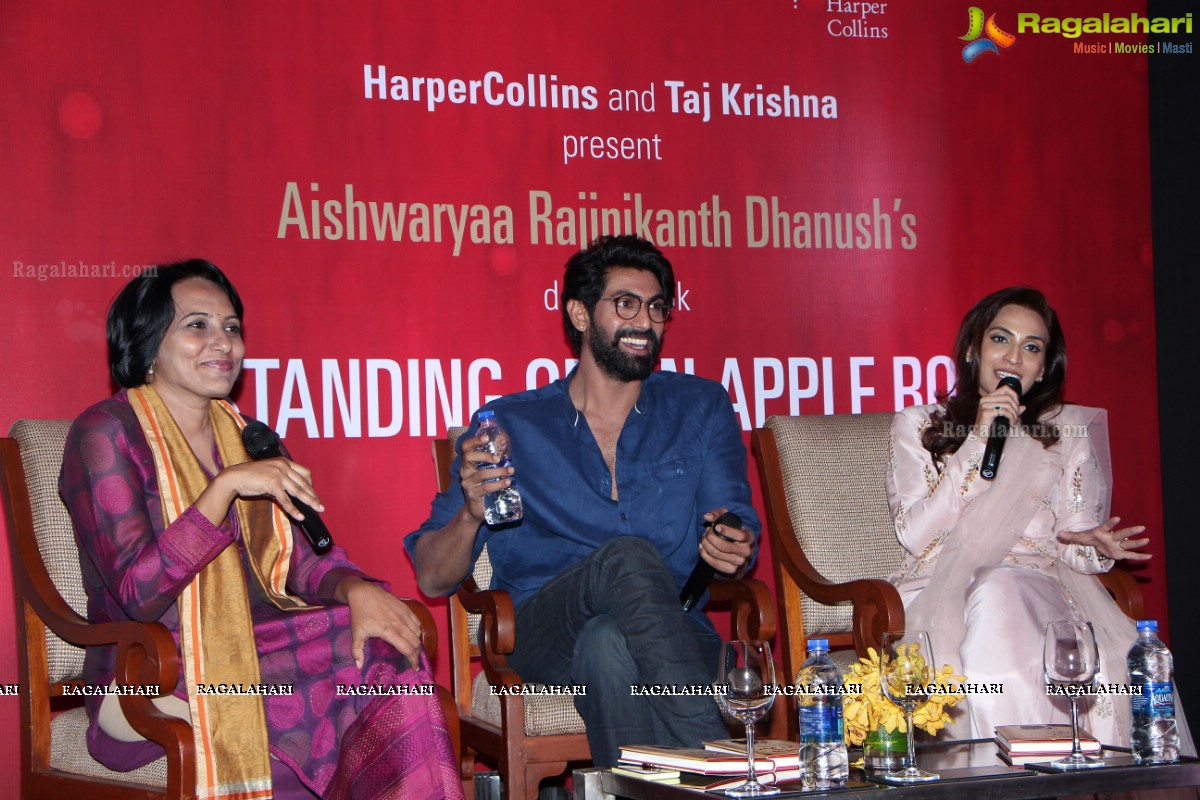 Aishwaryaa Rajinikanth Dhanush's Standing on an Apple Box Book Launch at Taj Krishna